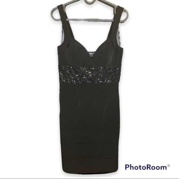 XOXO Juniors Black Sleeveless Dress Size Medium - Picture 1 of 6